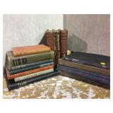 Lot of various hard cover books incl. school