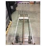Large industrial rolling cart approx. 6 feet long