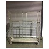 Collapsible metal cage cart approx. 5