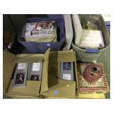 Pallet lot of assorted sports cards and more