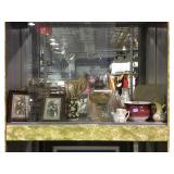 Shelf lot incl. hand colored postcards, vintage