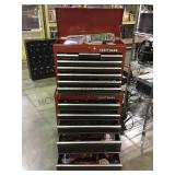 Stacking rollaway Craftsman toolbox set with