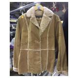 Giacca leather ladies jacket sz medium.