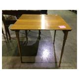 Antique oak folding sewing table local pickup