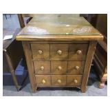 Wooden 3 drawer side table local pickup