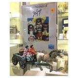 DEGRAZIA GOEBEL  HORSE & WAGON FIGURE W/ BOX