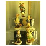 5 GOEBEL" M.I. HUMMEL CLUB" FIGURES, W/BOXES