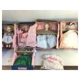 5 MADAME ALEXANDER DOLLS, W/ BOXES