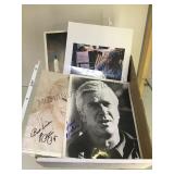 AUTOGRAPHED PHOTOS, LESLIE NIELSEN, PATTI PAGE