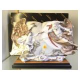 SHROPSHIRELL II L.E. CAPODIMONTE PLAQUE SCULPTURE