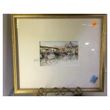 WATERCOLOR (FLORENCE LANDSCAPE) ARTIST SIGNED