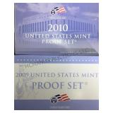 2009 & 2010 U.S. MINT PROOF SETS
