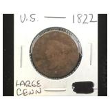 1822  LARGE CENT