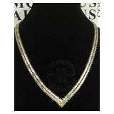 STERLING SILVER CHAIN NECKLACE