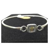 STERLING CHARM BANGLE