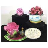 HALCYON ENAMELED TRINKET BOXES W/ BOXES