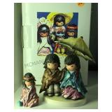 DEGRAZIA GOEBEL "SUN SHOWERS" & HUMMEL ORNAMENT