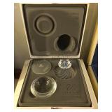 SWAROVSKI SILVER CRYSTAL PERFUME DECANTER W/ BOX