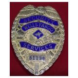 VINTAGE AUTHENIC WELLS FARGO SECURITY BADGE