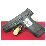 SMITH & WESSON 9MM  , #HUF7568, W EXTRA MAGAZINE