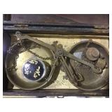 GOLD PANNING SCALE W/ GOLD NUGGETS