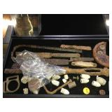 TRAY OF CIVIL WAR DUG UPS, INC. REMINANTS OF