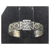 STERLING IRON CROSS RECIPIANTS RING