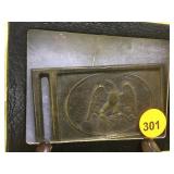 CIVIL WAR BELT BUCKLE EAGLE