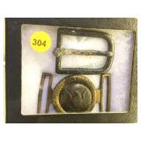 CIVIL WAR SWORD BELT PLATE, & BUCKLE
