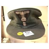 GERMAN NAZI SS HAT , MADE BY LANDGRAF