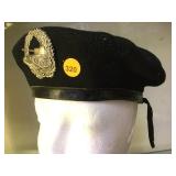 REPRO NAZI TANK BERET W/ TANK/GUNNER PIN
