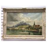 OIL/CANVAS, BY J. MORRISON LATE 1800