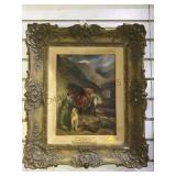 OIL/PANEL, BY CHARLES HANCOCK, DATED 1836A