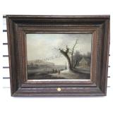 OIL/ BOARD, BY AERT VAN DER NEER, 1600