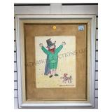 WATERCOLOR ON PAPER BY LUDWIG BEMELMANS