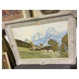 OIL/CANVAS, SIGNED BY ARTIST, COUNTRY HOUSE