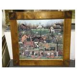 FRAMED PRINT BY CHARLES WYSOCKI, SIGNED & NO.