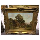 OIL/CANVAS BY HERBERT EDWIN PELHAM HUGHES-STANTON