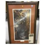 FRAMED & MATTED TED BLAYLOCK SIGNED & NUMBERED AP