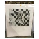 ORIGINAL SHADOW BOX  PENCIL ON PAPER , ALAN FAYE