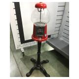 CAROUSEL GLASS & METAL FLOOR STANDING GUMBALL