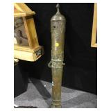 REAL BRASS BOAT CANNON, MARKED 1766