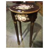 HAND PAINTED WOODEN PLANT STAND