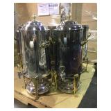 CUSTOM 5 GALLON COFFEE URNS, 5 X $