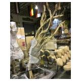 PAIR OF GHOST WOOD TREES