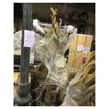 PAIR OF GHOST WOOD TREES