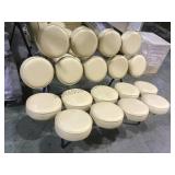 LARGE CIRCLE TAN COUCH