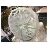 FERNS WHITE WATER WHEEL  70" W BASE