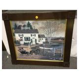 FRAMED PRINT BY CHARLES WYSOCKI, SIGNED & NO,