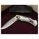 New oversized pocket knife with eagle design